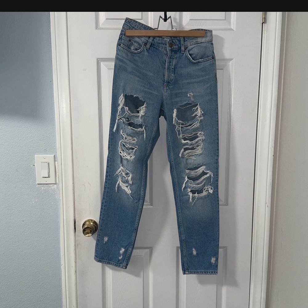 Denim boyfriend jeans
